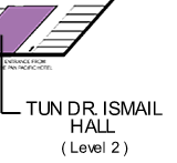 Tun Dr. Ismail Hall consists of:  Pioneer, Nakamichi, Pro-Ice, Sunlight, AudioVideo, Cobra. Click to see the HALL MAP!